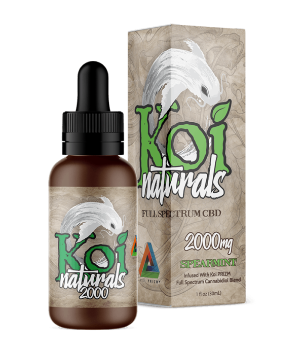 KOI Naturals FS Tincture – Spearmint -2000MG